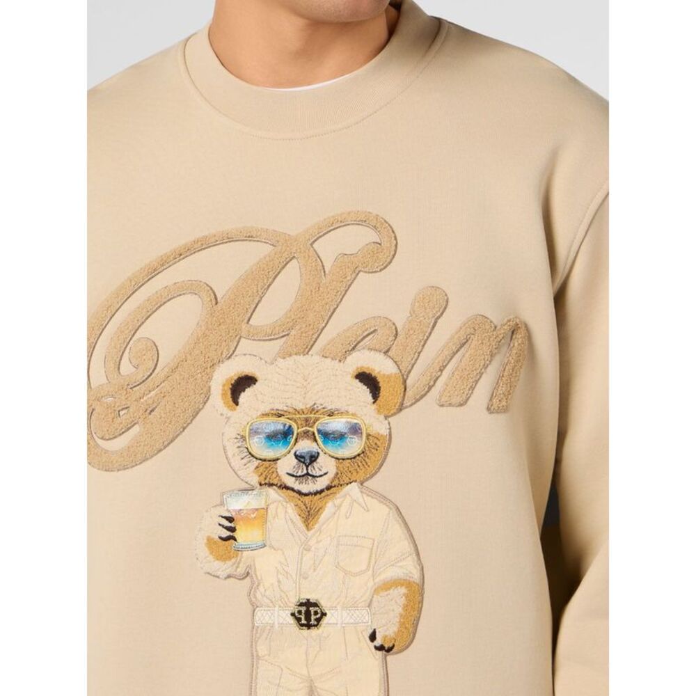 Philipp Plein Sweatshirt Men Beige - Picture 3 of 3